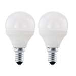 Pack 2 Lâmpadas LED Eglo P45 E14 3000K 4W