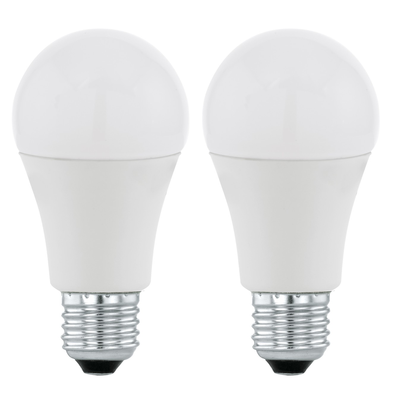 Pack 2 L�mpadas LED Eglo A60 E27 3000K 806LM