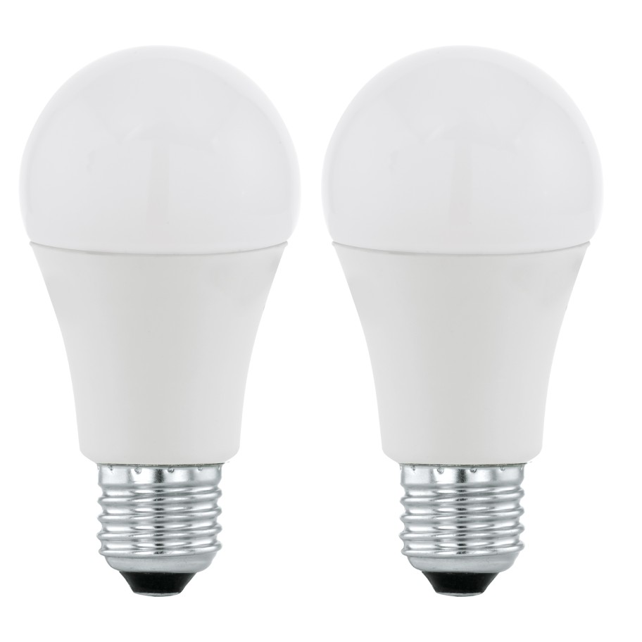 Pack 2 L�mpadas LED Eglo A60 E27 4000K 806LM