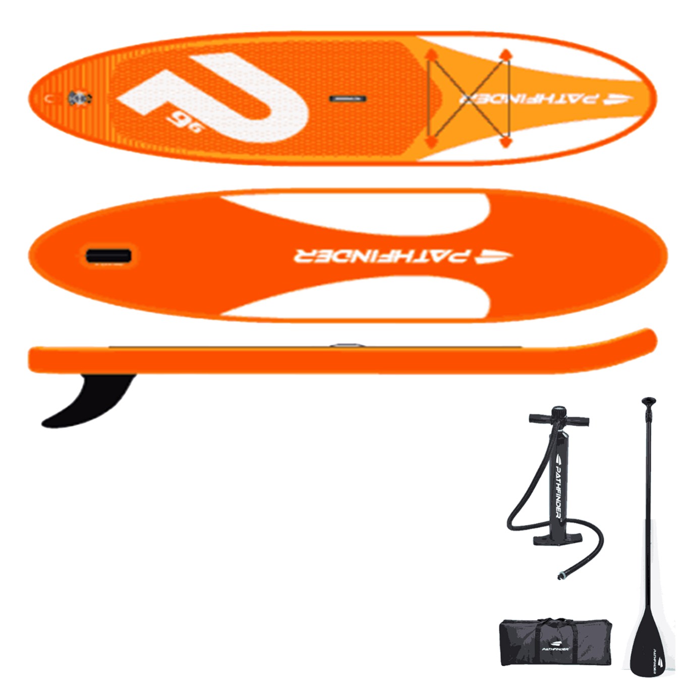Prancha Stand Up Paddle Insufl�vel Laranja
