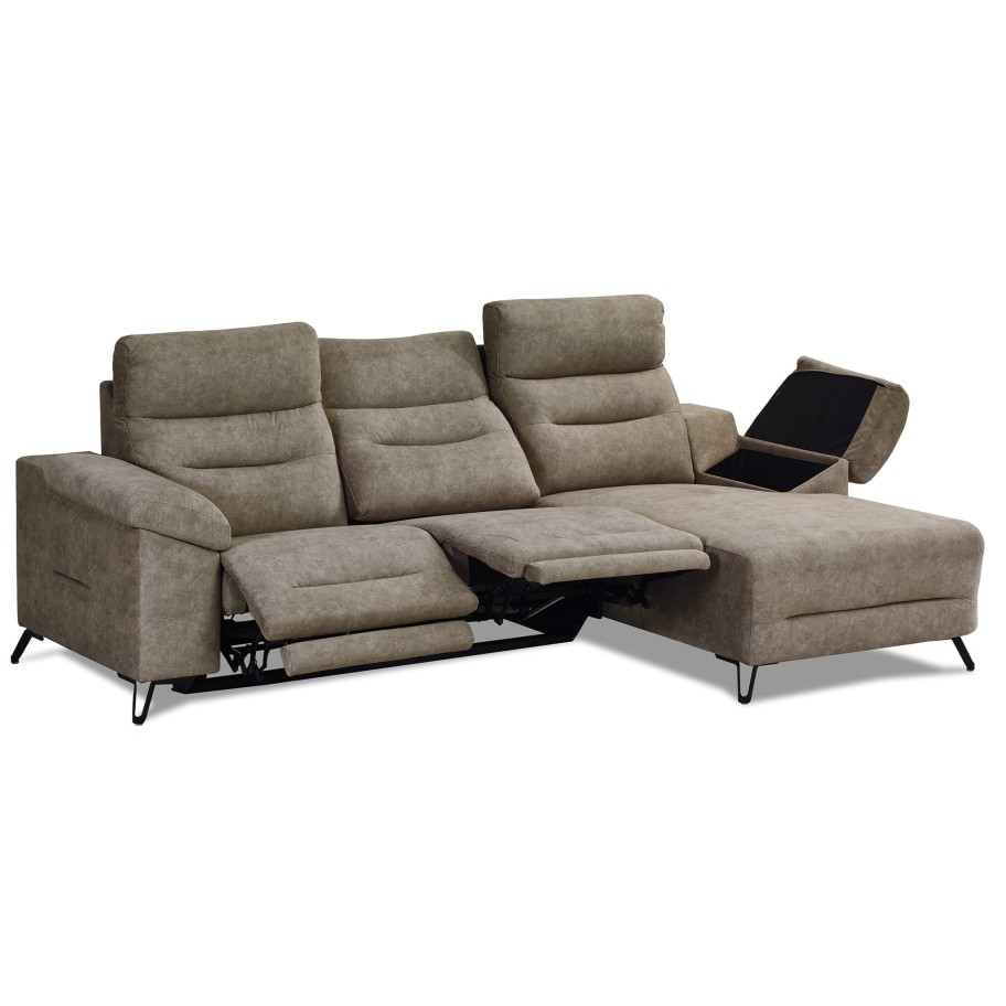 Chaise Longue com Relax Deryl Direita