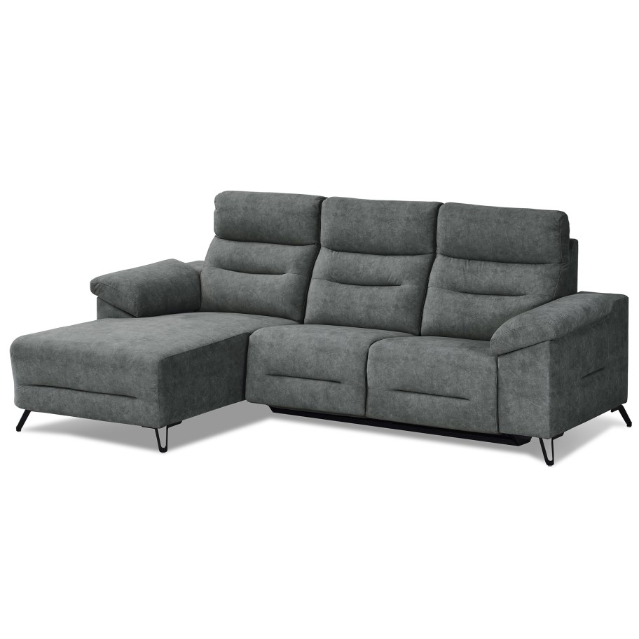 Chaise Longue com Relax Deryl Esquerda