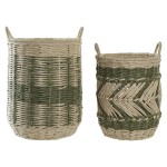 Conjunto 2 Cestos Rattan