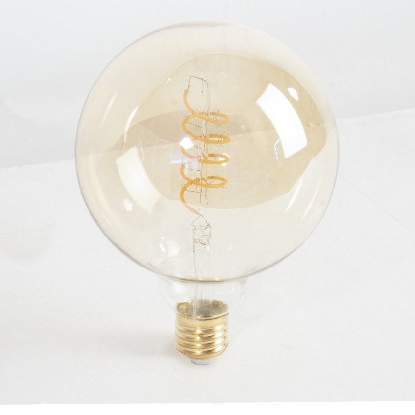 Lmpada LED Eglo Amber Spiral 2200K G125 4W E27
