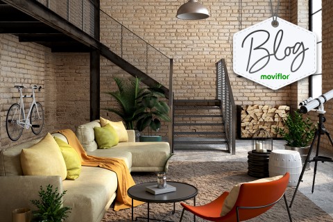 10 artigos Moviflor para uma sala com decoração industrial