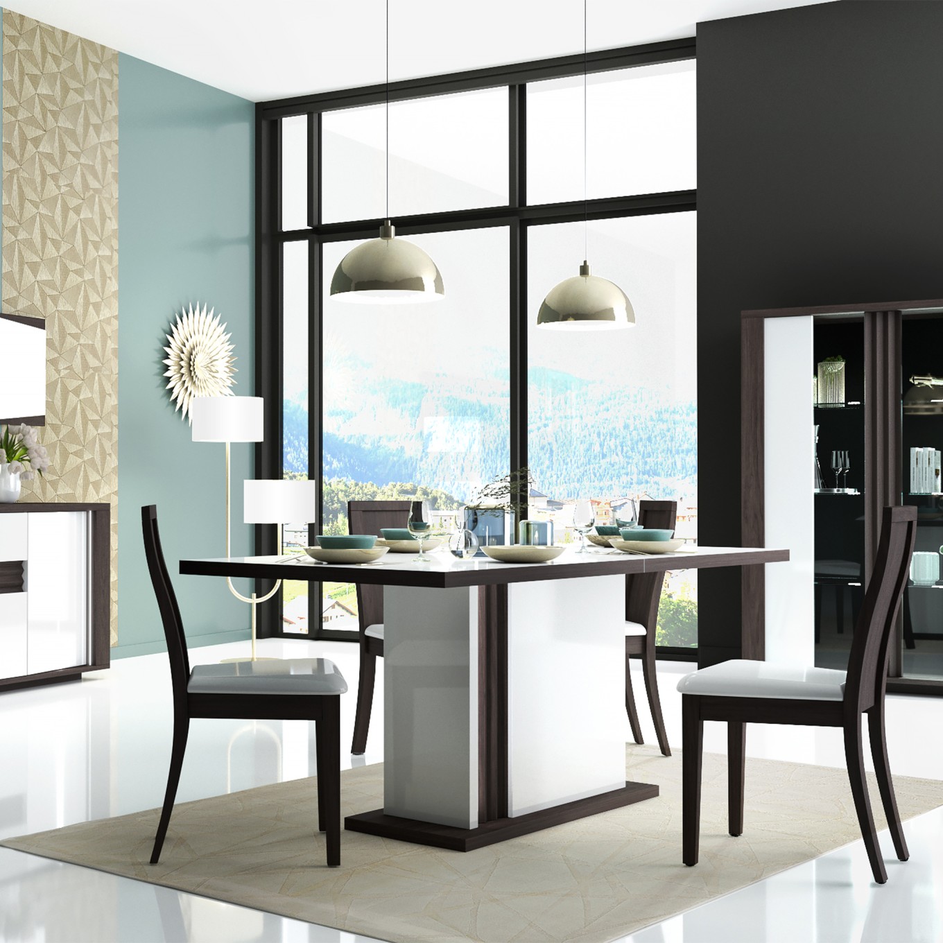 Mesa Retangular Extens�vel Arolla
