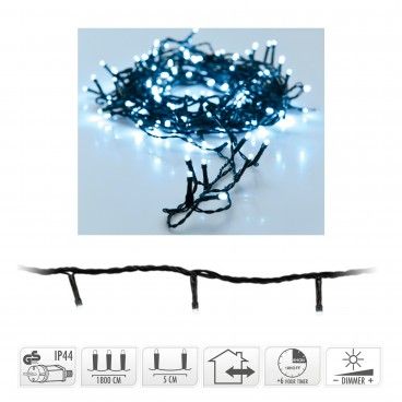 Luzes de Natal Exterior 240 Led 3m