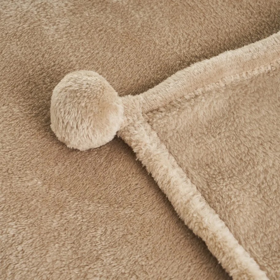 Manta Flanela com Pompons Candy