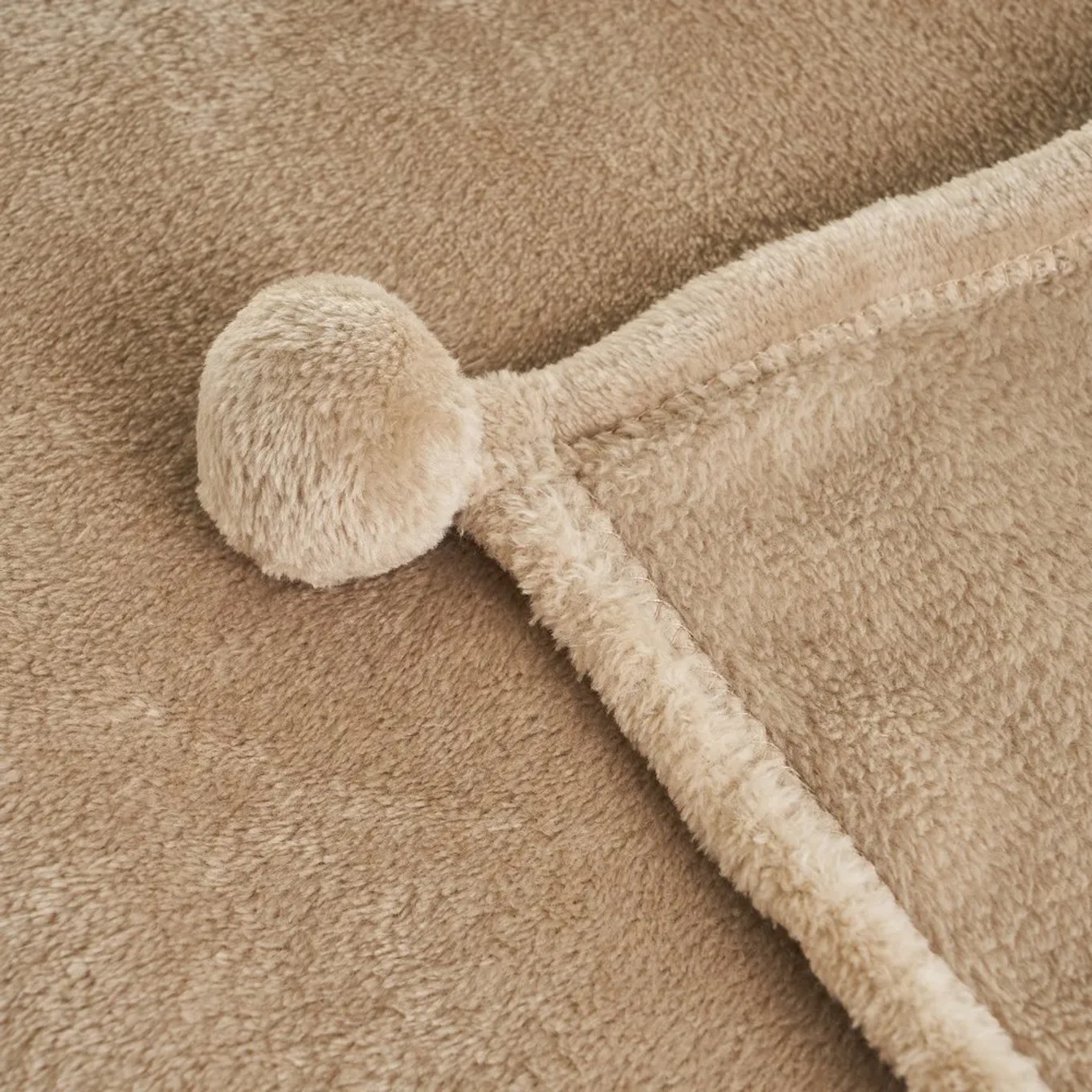 Manta Flanela com Pompons Candy