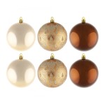 Conjunto 6 Bolas de Natal 80mm
