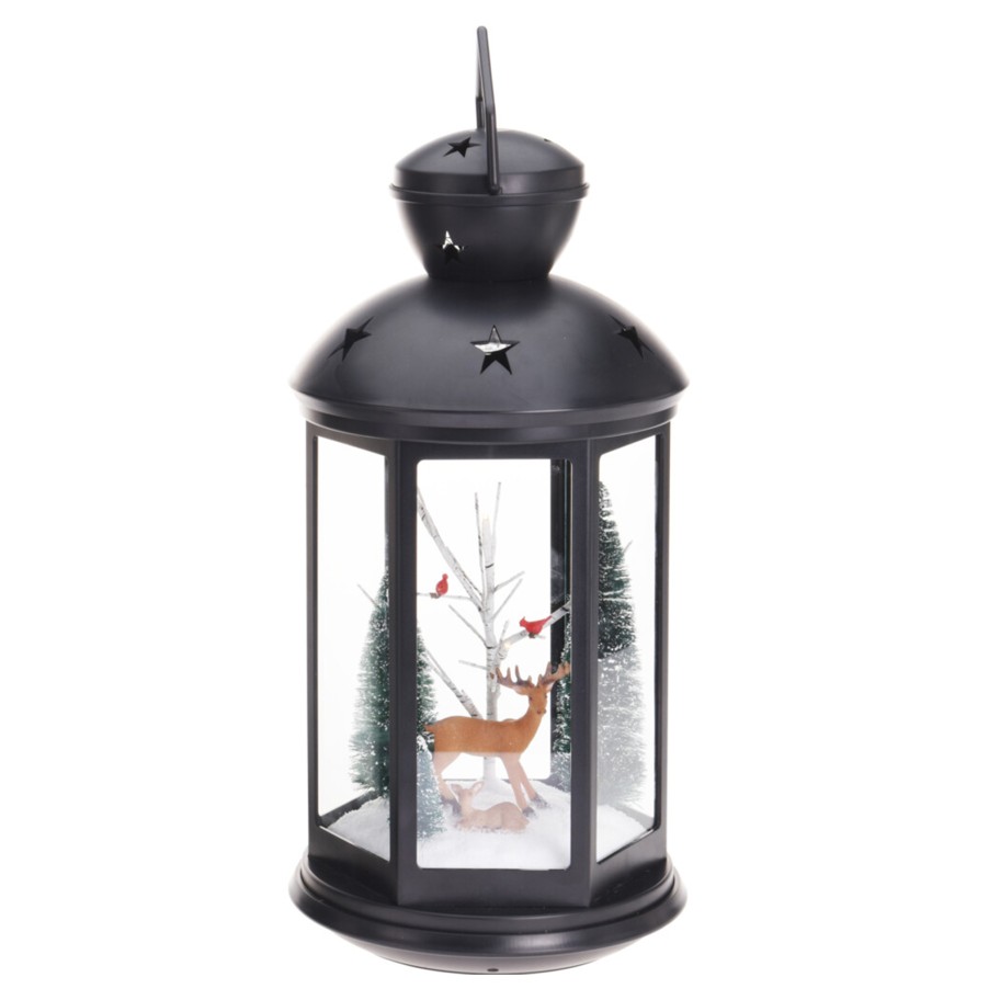 Lanterna Led com Decora��o de Natal Sortida