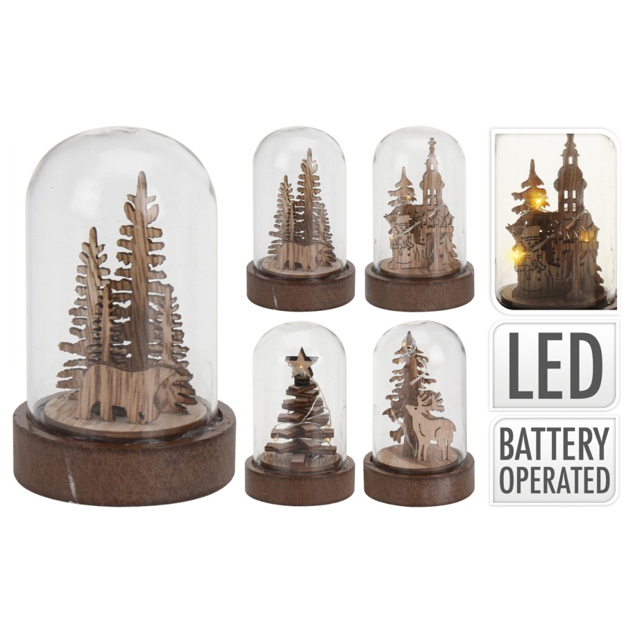 Campanula Com Luz e Decora��o Sortida
