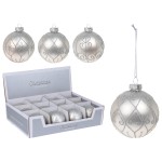 Bola Decorativa de Natal 80mm Sortida
