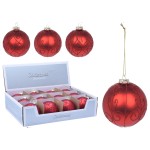 Bola Decorativa de Natal 80mm Sortida