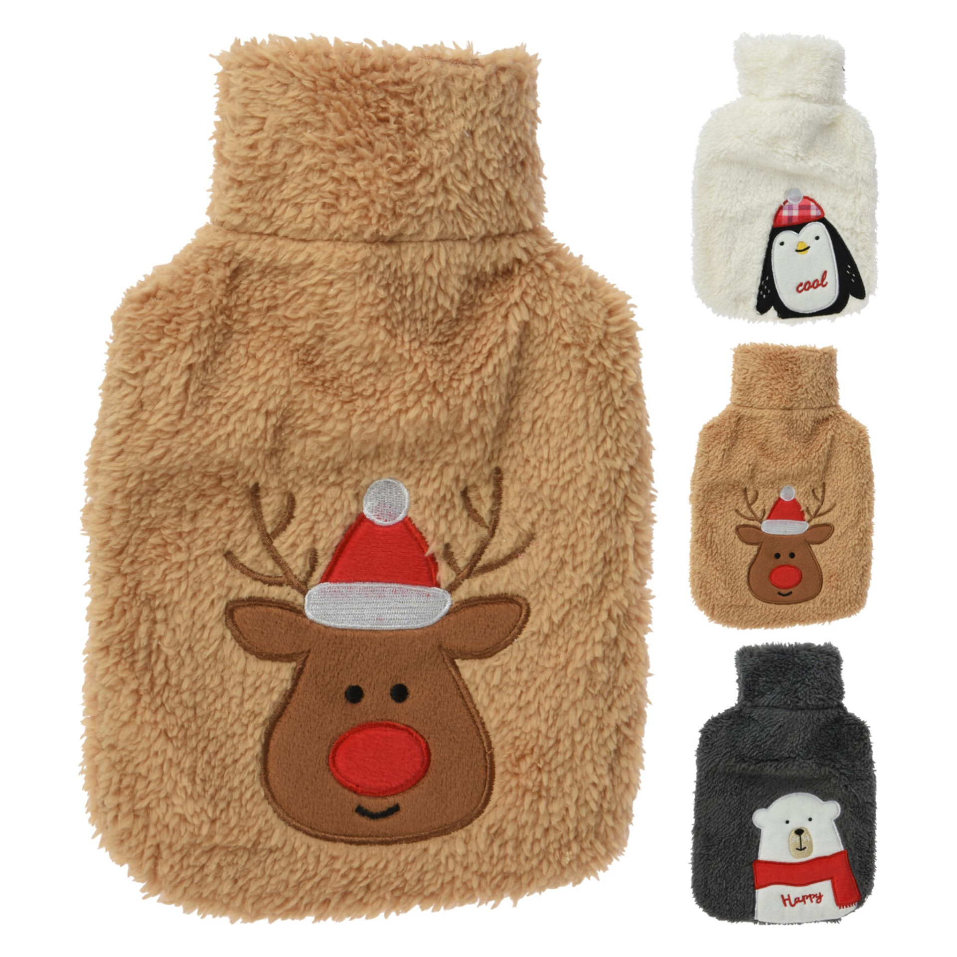 Botija de �gua Quente Natal 85ml Sortida