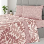 Jogo de Cama Flanela Atena Folhas - Cama 100