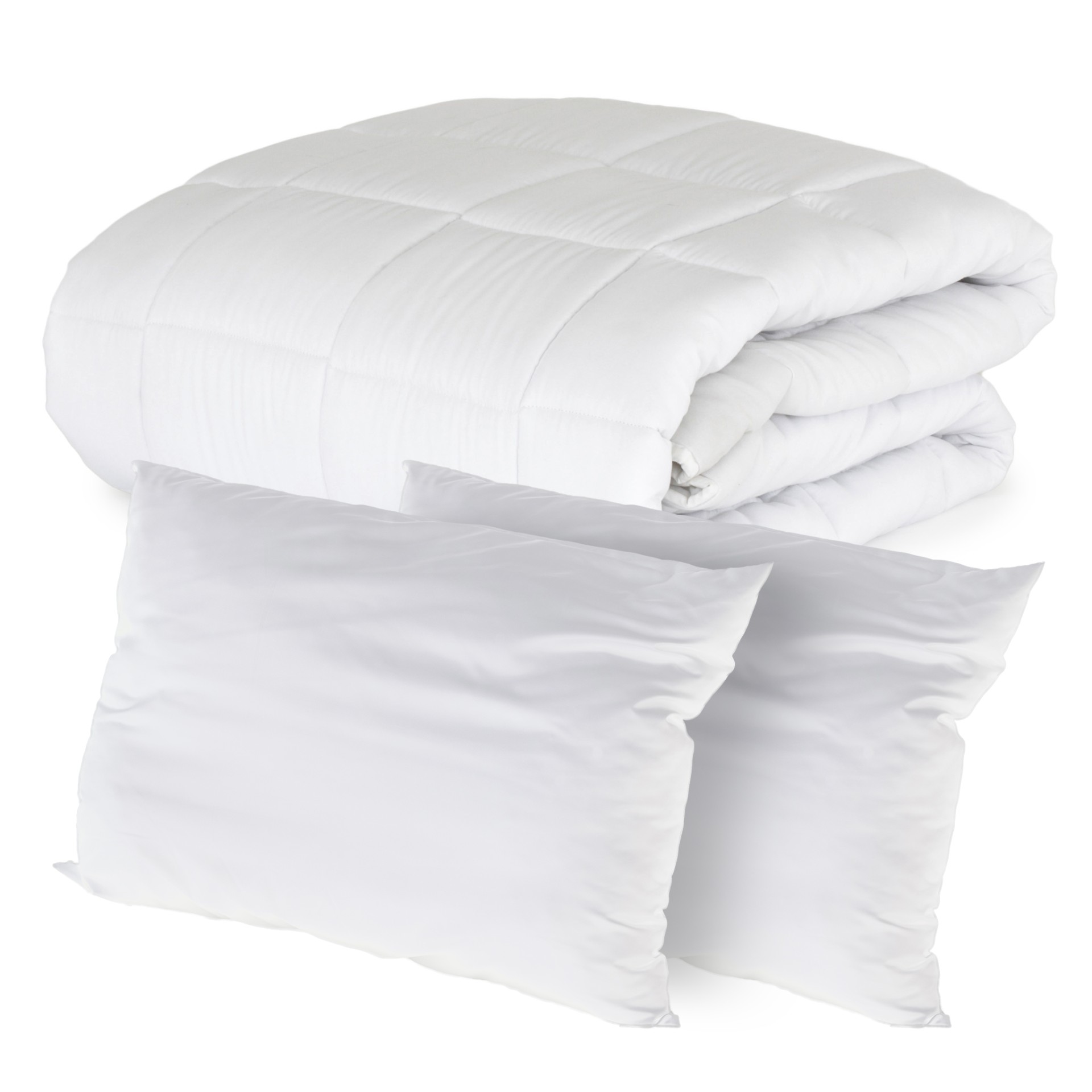 Conjunto Edred�o Algod�o Cama Individual + 2 Almofadas