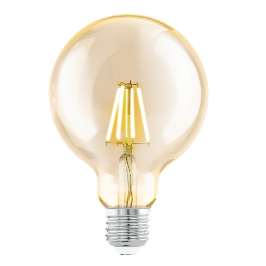 L�mpada LED Eglo Amber G95 E27 2200K 4W