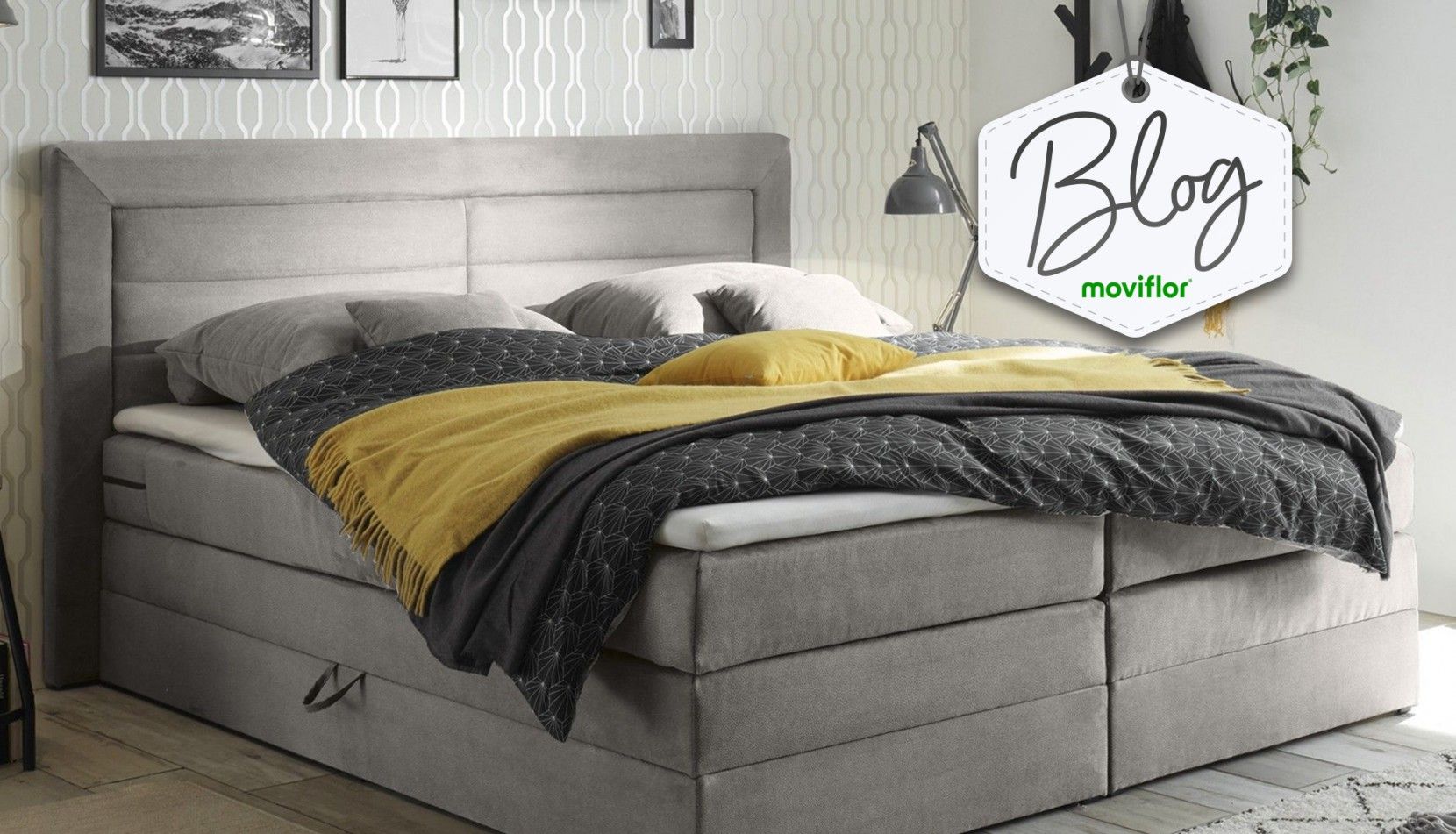 Pretende um quarto moderno e confortvel? Espreite estas 5 camas de casal estofadas!