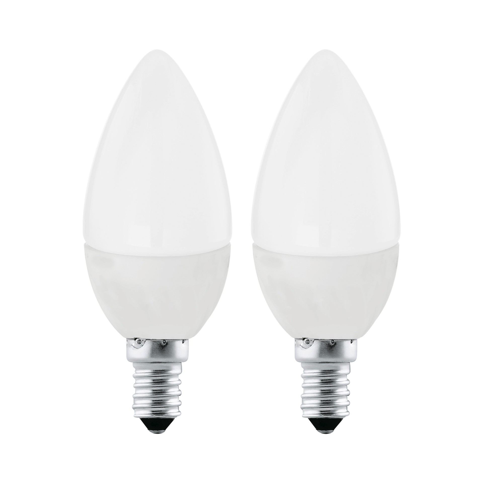Pack 2 L�mpadas LED Vela Eglo Opal 3000K 4W E14