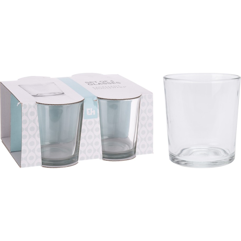 Conjunto 4 Copos Lisos 280ml