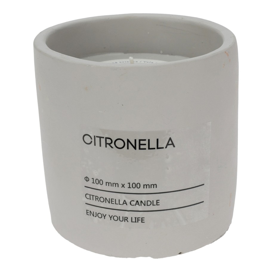 Vela Citronela em Copo Cimento