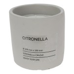 Vela Citronela em Copo Cimento