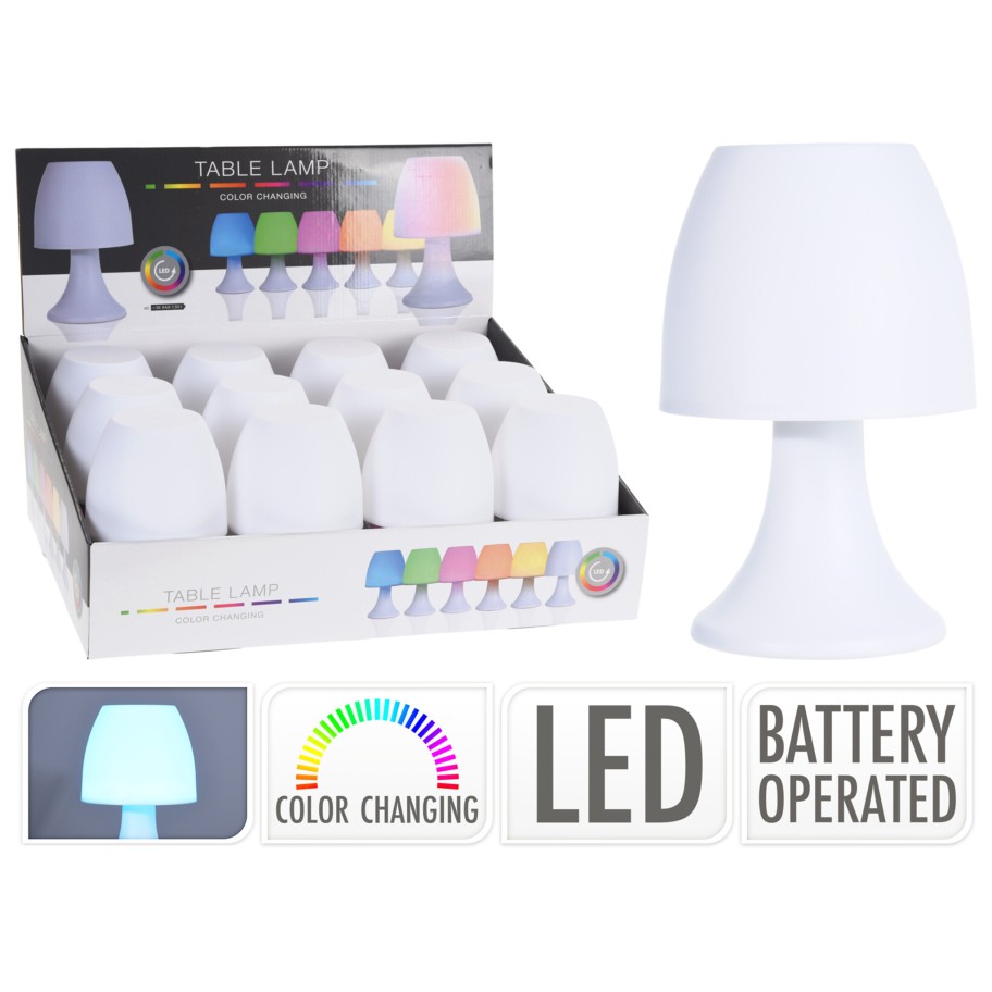 Candeeiro de Mesa LED RGB Cor 192mm