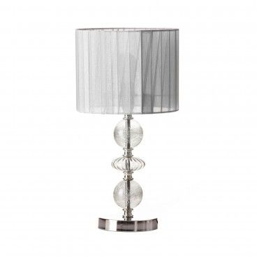 Candeeiro de Mesa Metal/Vidro Candeeiro de Mesa Metal/Vidro