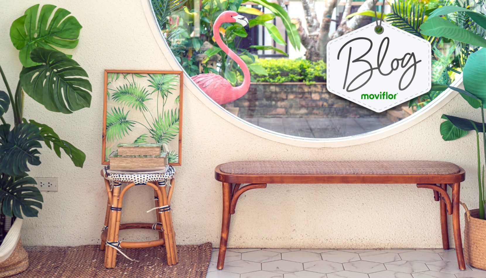 Descubra com a Moviflor como criar uma decorao tropical em casa