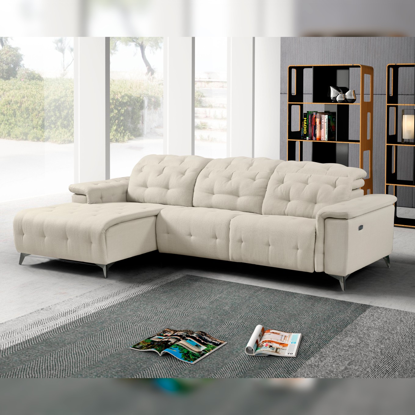 Chaise Longue com Relax Middletown Esquerda