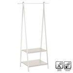 Cabide com Prateleira Mdf/Metal