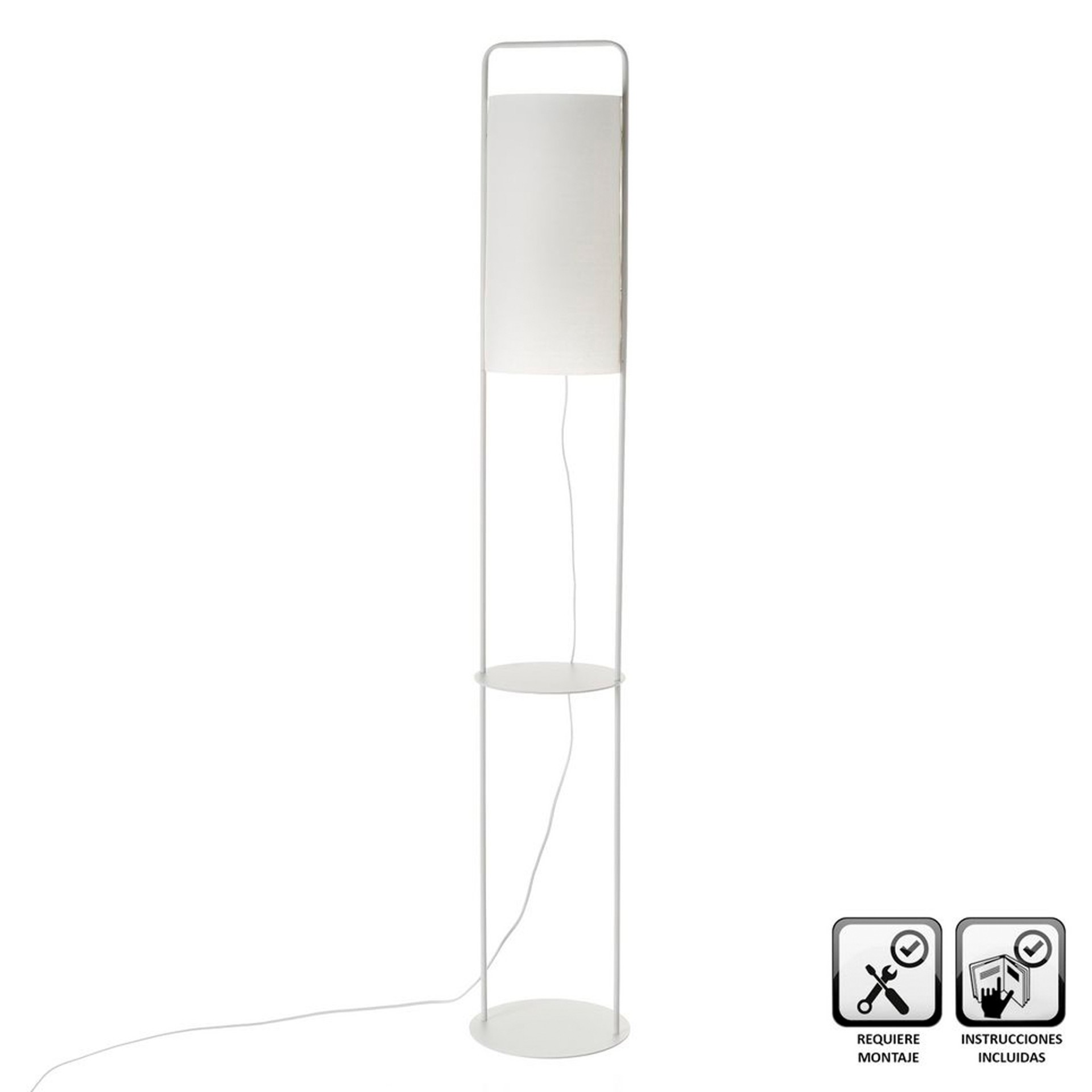 Candeeiro de P� Modern Metal 150cm