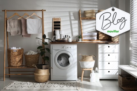 Divisão do mês: lavandaria - inspiração Moviflor para decorar e organizar a sua!