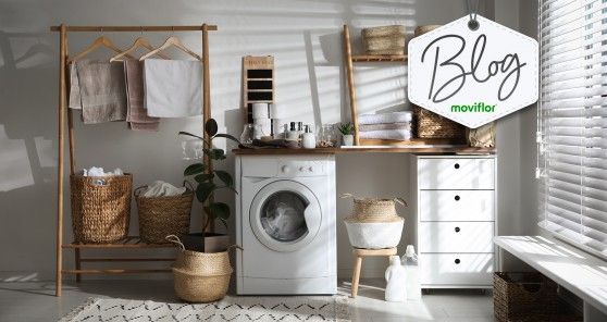 Divisão do mês: lavandaria - inspiração Moviflor para decorar e organizar a sua!