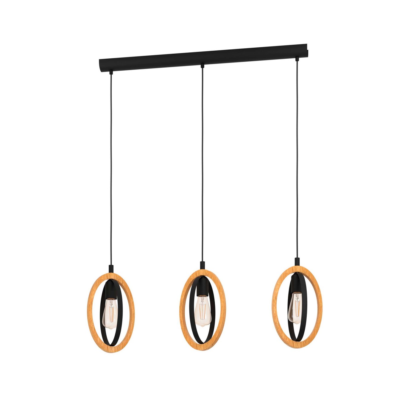 Candeeiro Suspenso de Teto 3xE27 Eglo Basildon Hl/3