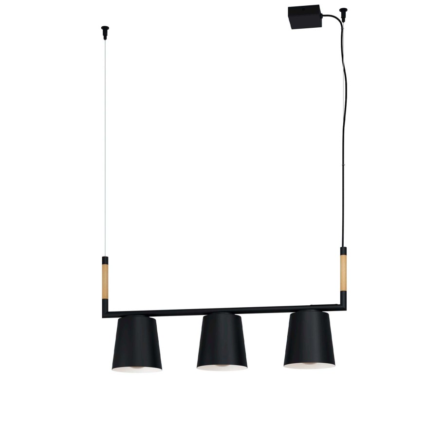 Candeeiro Suspenso de Teto 3xE27 Eglo Lacey Hl/3