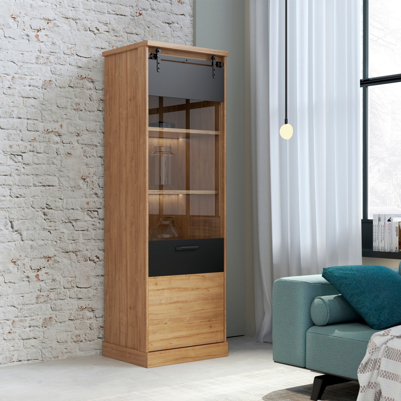 Arm�rio Estante Kaszimiro (1 Porta)
