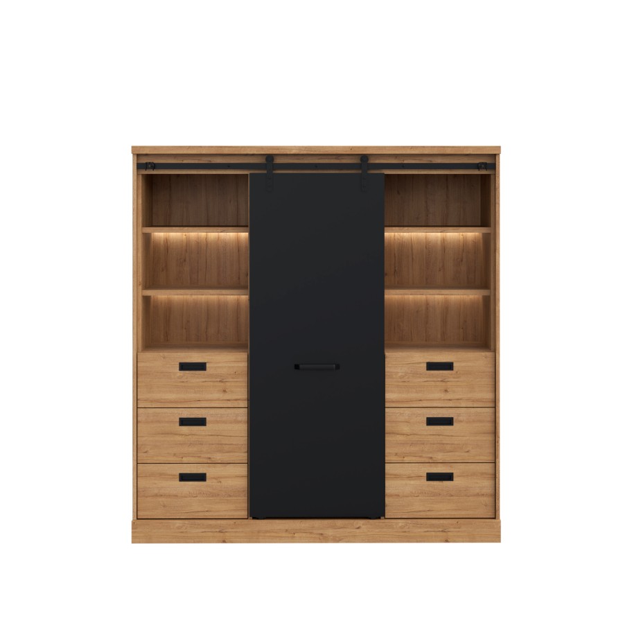 Arm�rio Kaszimiro (1 Porta + 6 Gavetas)