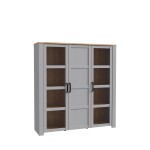 Armário Cristaleira Bohol (3 Portas)