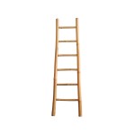 Escada Bambu 6 Degraus 50x180x6cm