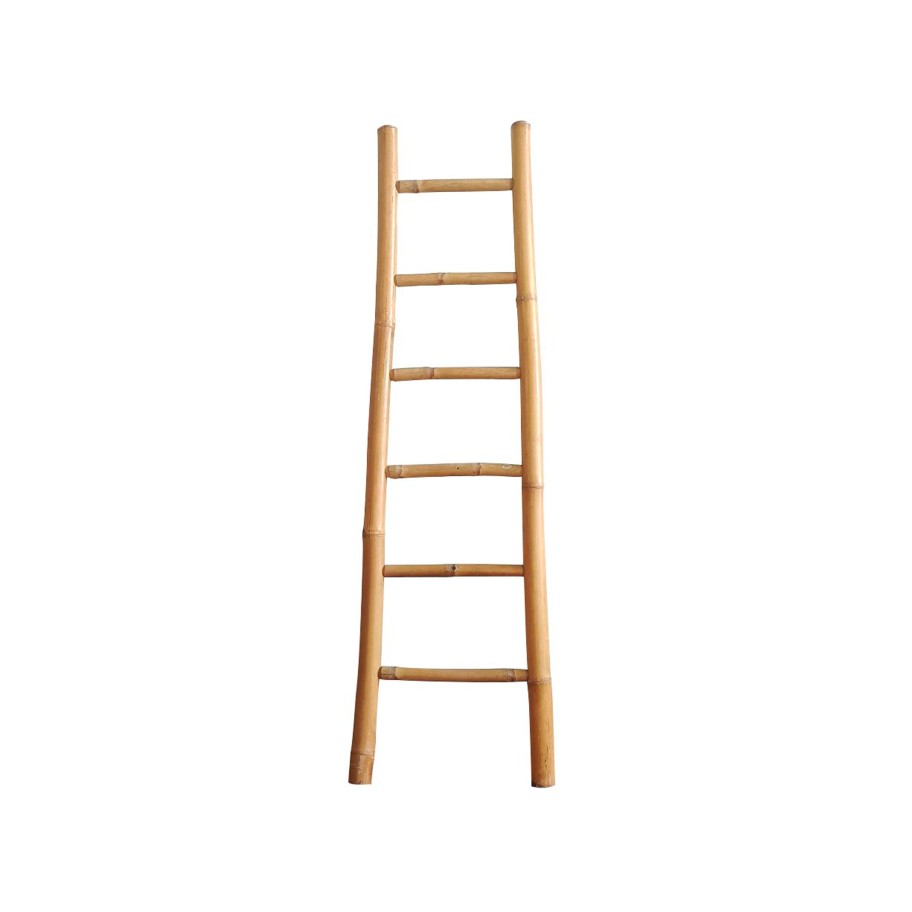 Escada Bambu 6 Degraus 50x180x6cm