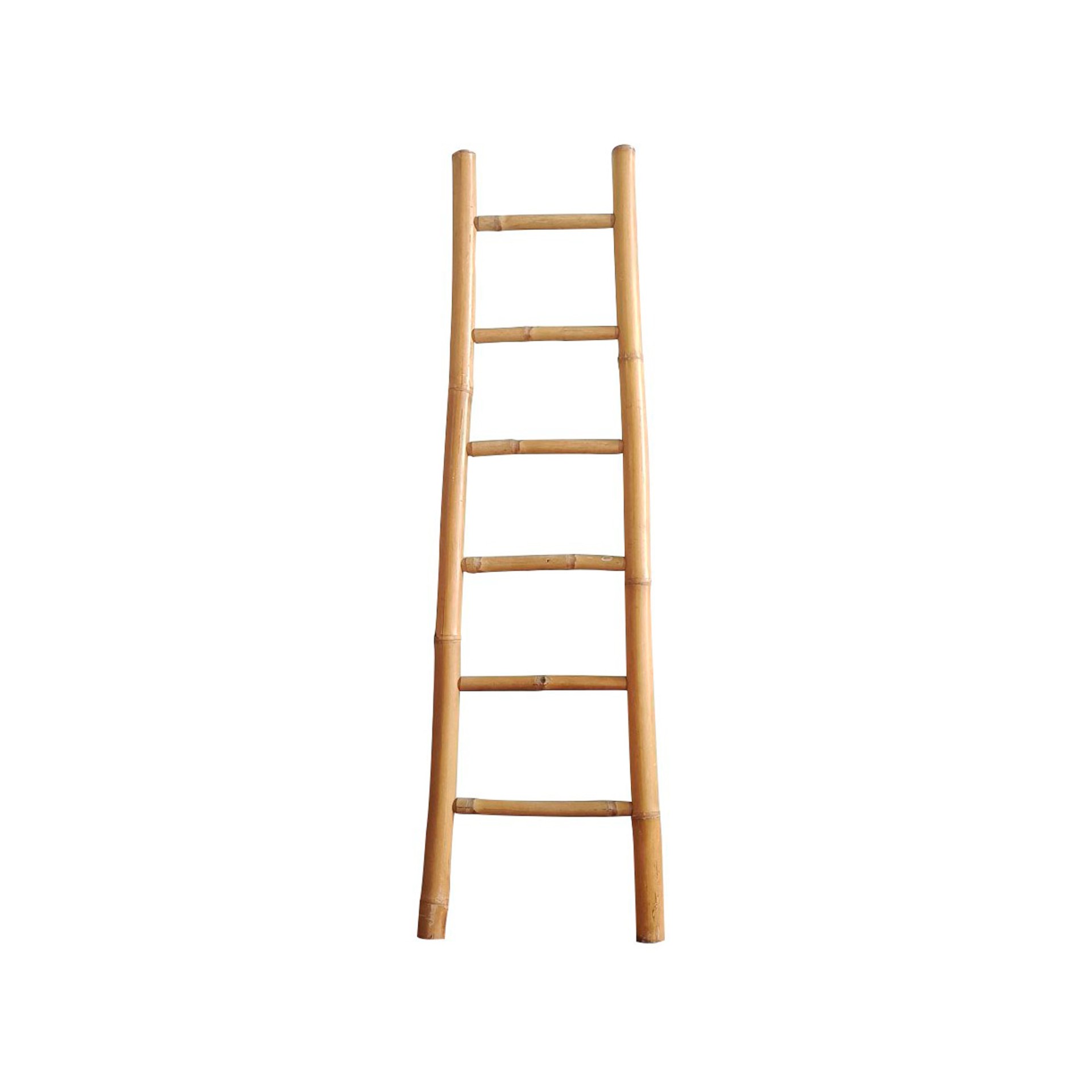 Escada Bambu 6 Degraus 50x180x6cm
