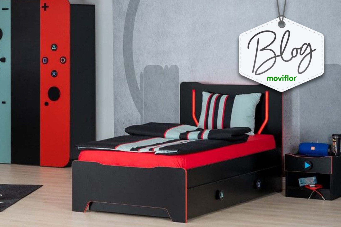 Divisão do mês: Quarto Juvenil - Crie um Universo Gamer com Mobiliário e Decoração próprios