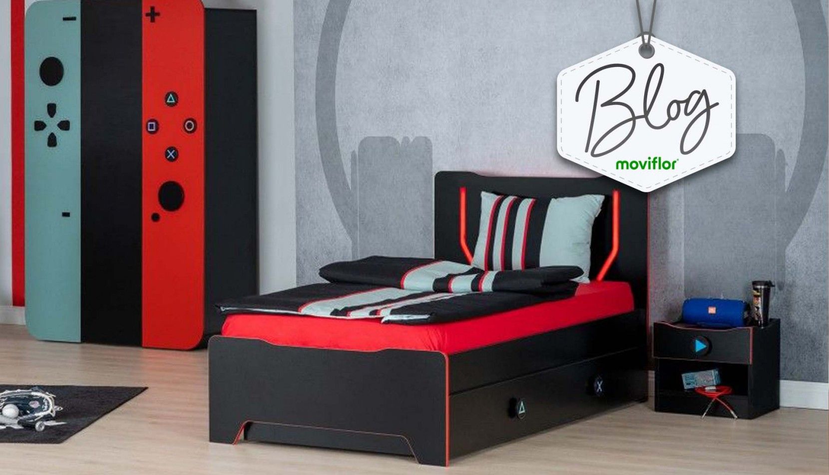 Diviso do ms: Quarto Juvenil - Crie um Universo Gamer com Mobilirio e Decorao prprios