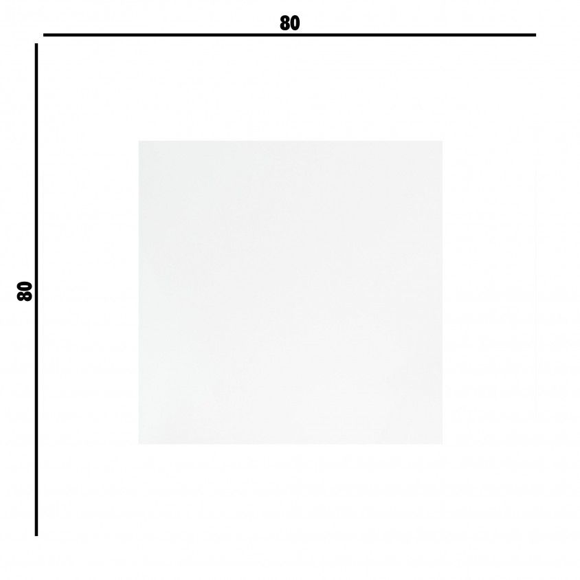 Microcristal Streightex Branco 80x80