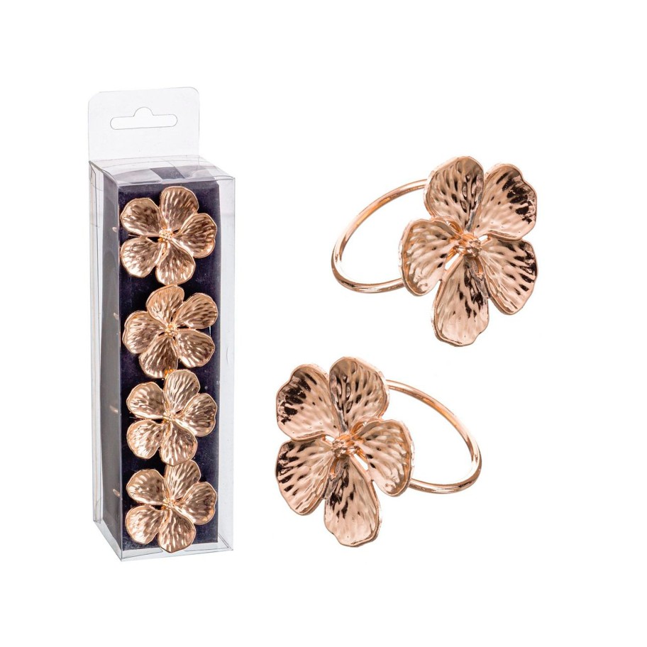 Conjunto  4 Argolas Guardanapo 4cm