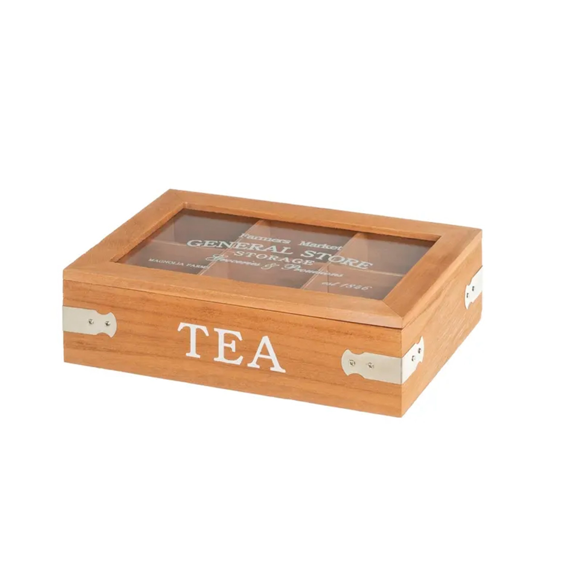 Caixa 6 Compartimentos Tea 24x17x7cm
