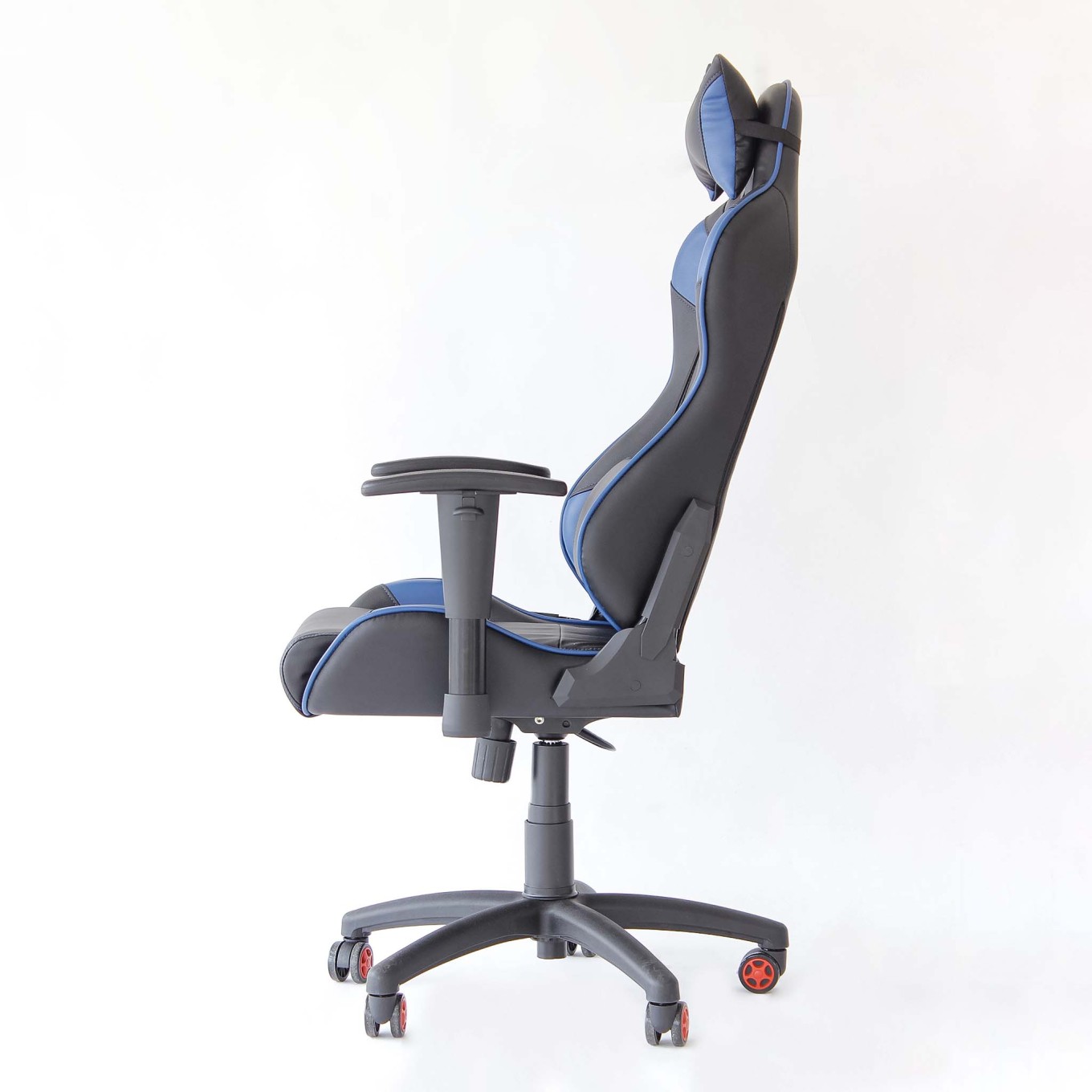 Mesa Gammer USB Premium Preto / Azul + Cadeira Gaming