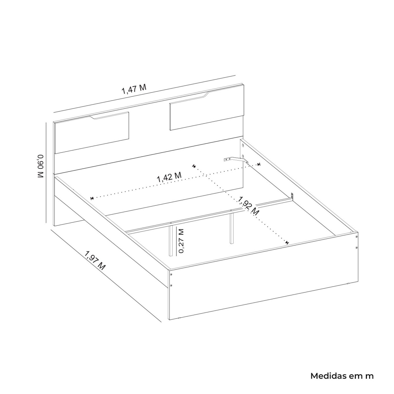 Cama de Casal Evo